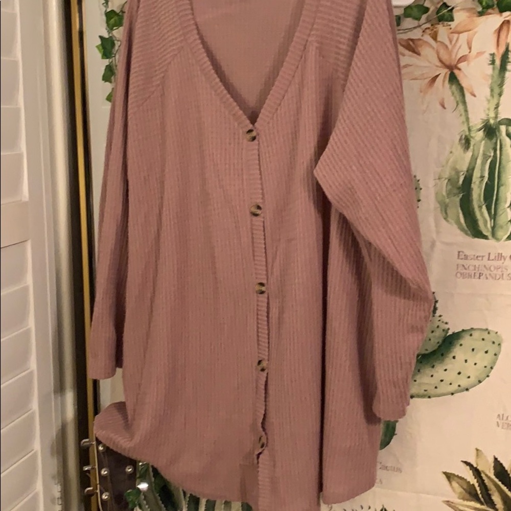 Beige Button Up